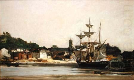 Charles-Francois Daubigny The Harbour at Honfleur china oil painting image